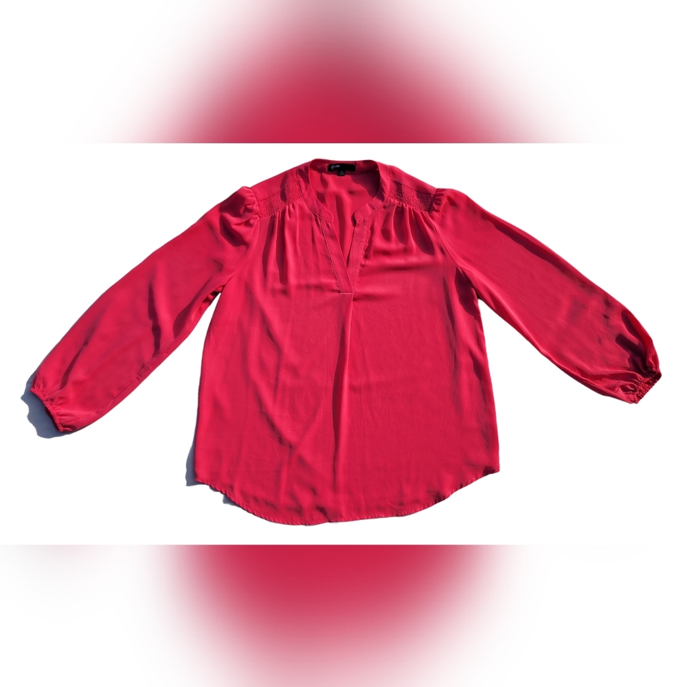 Gibson Long Sleeve Chiffon Top Blouse Shirt